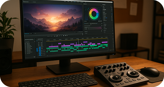 Video Editing & 3D Animation